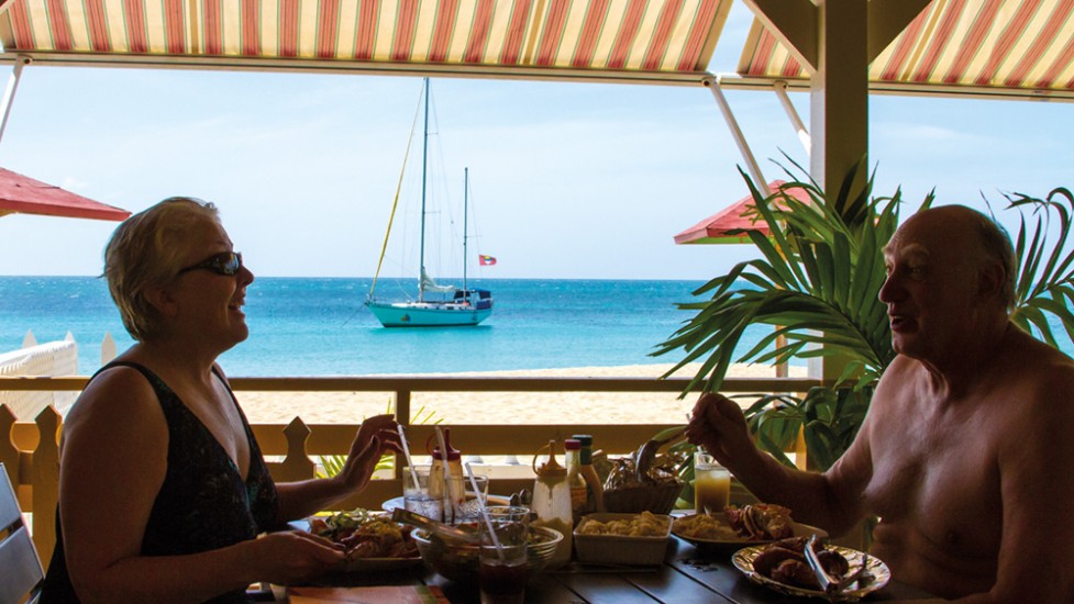 Turners Beach Restaurant Food and Drink Guide Antigua Barbuda